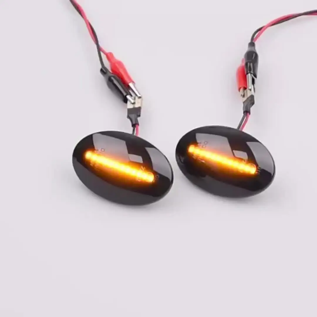 Indicatori Di Posizione Laterali A LED Dinamici Per Opel/Vauxhall Corsa C, Meriva A, Combo C - Lenti Fumé, Sequenziali