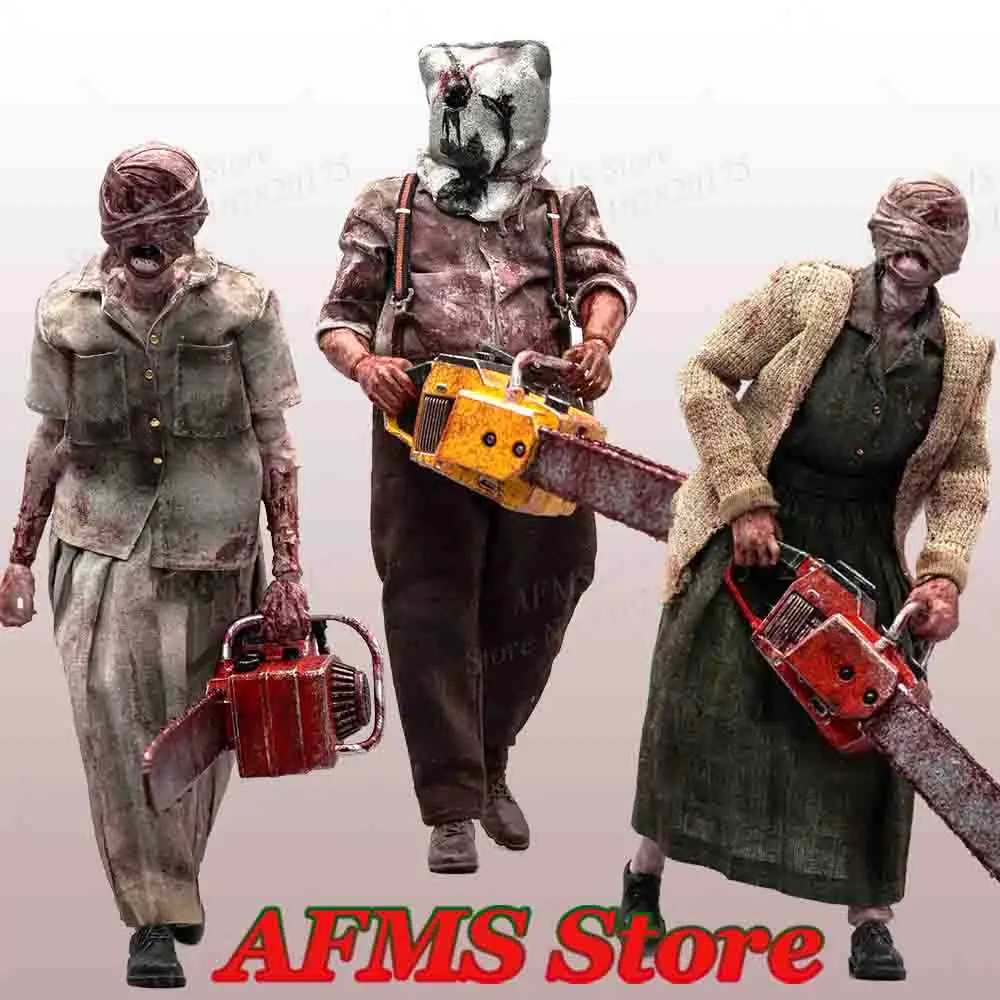 

Patriot Studio 1/12 Scale Collectible Figure Resident Evil Crazy Chainsaw Mania Chainsaw Auntie Full Set Dolls 6'' Action Figure