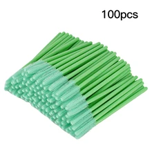 

100Pcs Makeup brushes Disposable Eyebrow brush Handle Mascara Wand Applicator Eye Lashes Eyelash Extension Tool