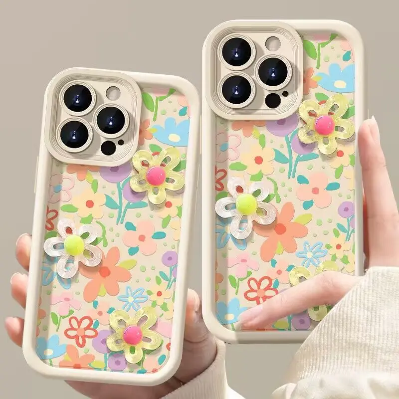 Luxury 3D Flower Phone Case