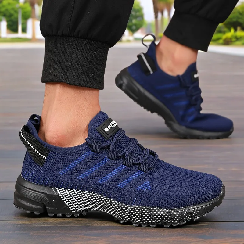 Hot Selling Men's Running Shoes Comfortable Breathable Mesh Sneakers New Men's Design Spring Summer Tennis Anti Slip Men's Shoes