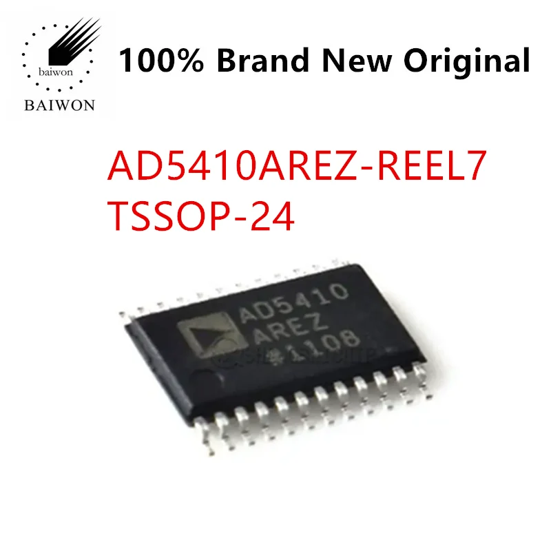 

100% Original IC Chips AD5410AREZ-REEL7 TSSOP-24 AD5410 Digital-to-Analog Converter Chip IC