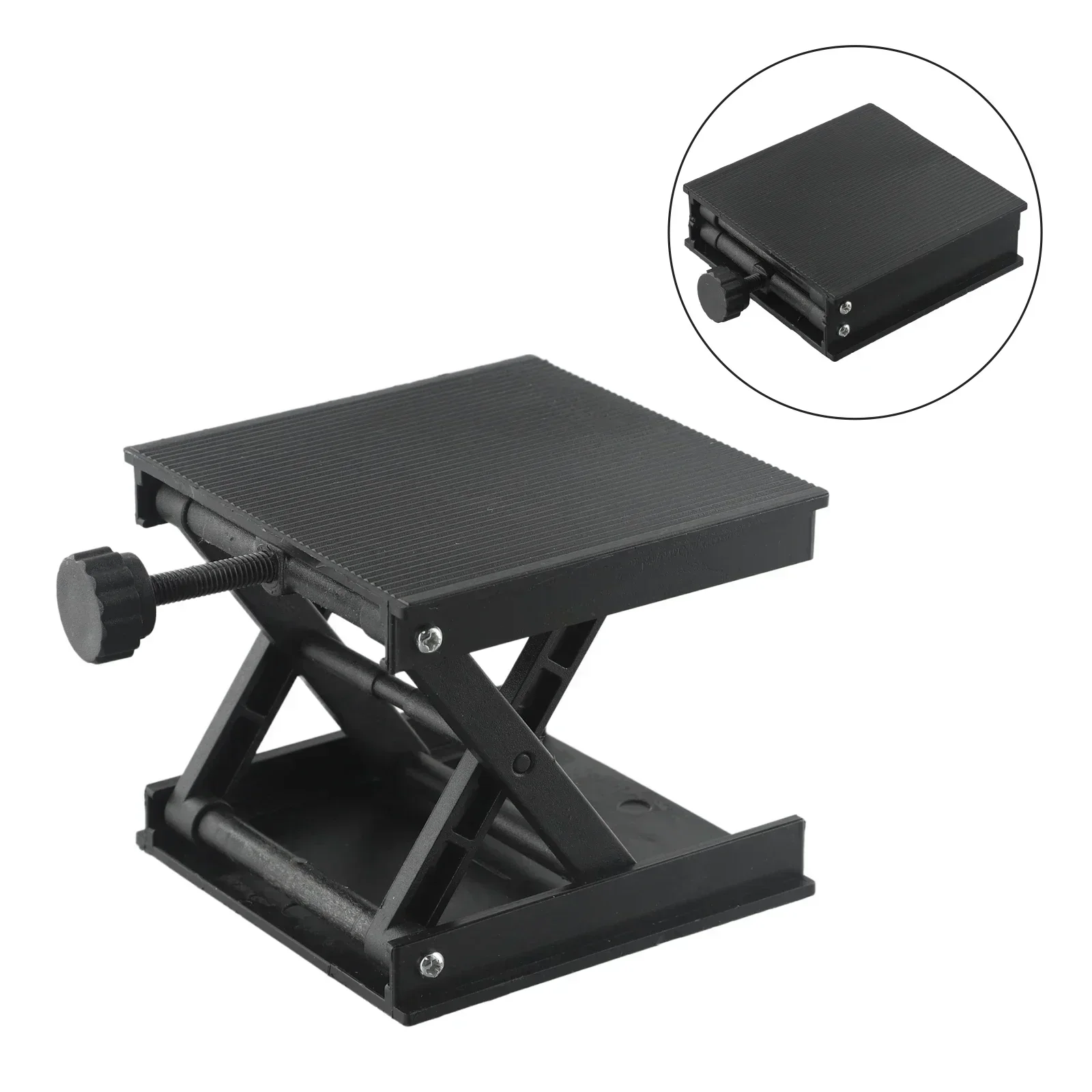 Portable Woodworking Machinery Router Lifting Stand Adjustable Engraving S-spirit Level Lift Table Construction Tool Accessory