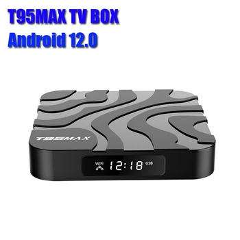 2023 스마트 안드로이드 TV 박스, 듀얼 밴드 와이파이, 셋톱 박스, 안드로이드 12, 6K, 올위너 h618, 5G, 1080P, BT, 6K 미디어 플레이어, T95 MAX