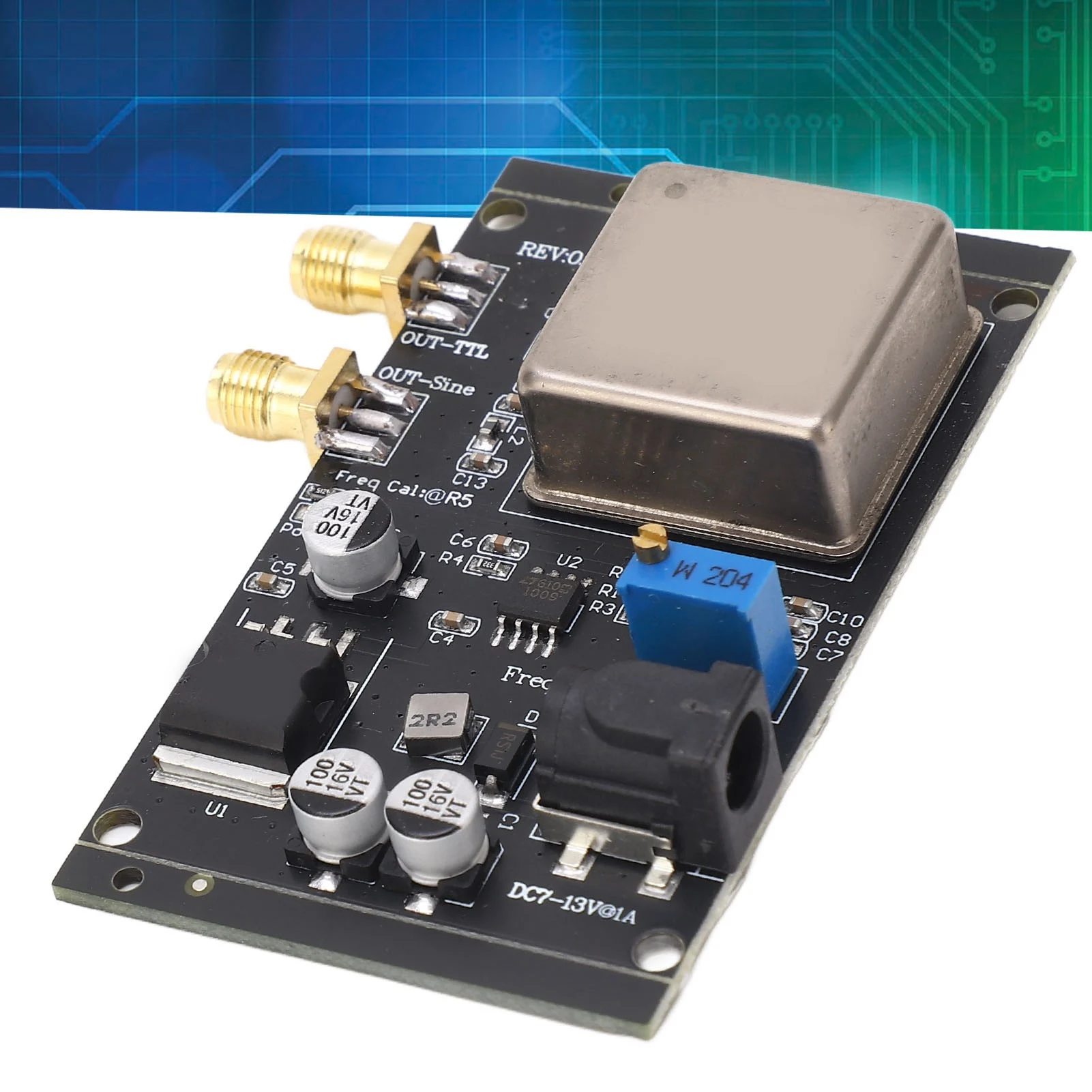 OCXO 10MHz Frequency Standard Reference Crystal Oscillator Module Constant Temperature Board