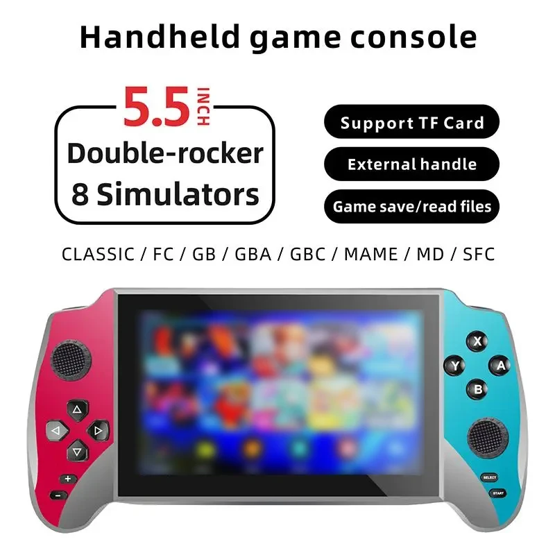 

Консоль игровая X13 в стиле ретро, 5,1 дюйма, 2 USB-порта