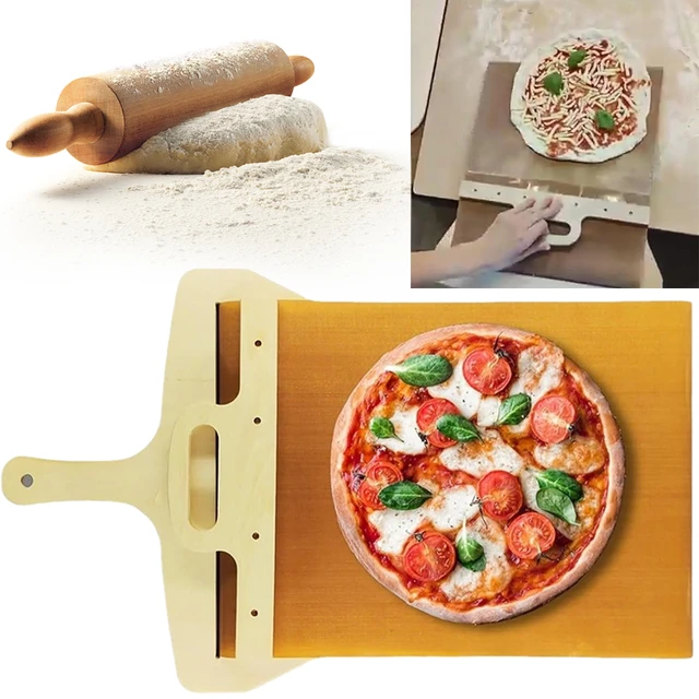 Outils de cuisson de cuisine de spatule de pizza de poignée en