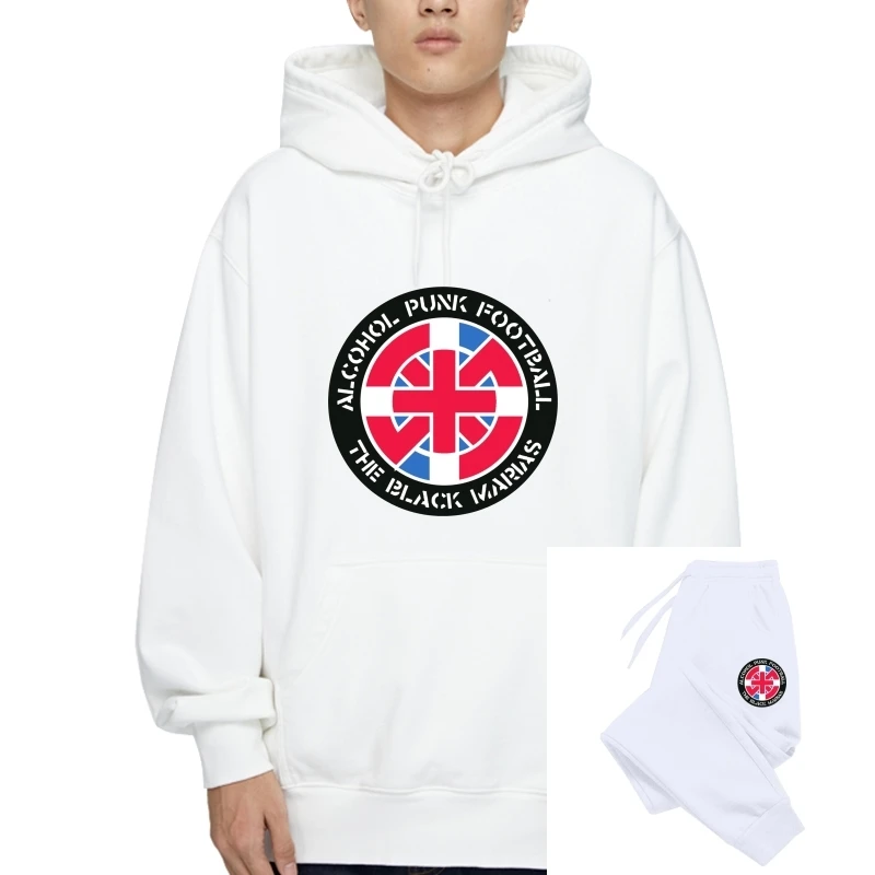 

Crass Sheep Farming In The Falklands Punk Band Men'S White T-Sweatshirt Hoodies Fleece S To 3Xl Men Winter Sweatshirt Hoodies