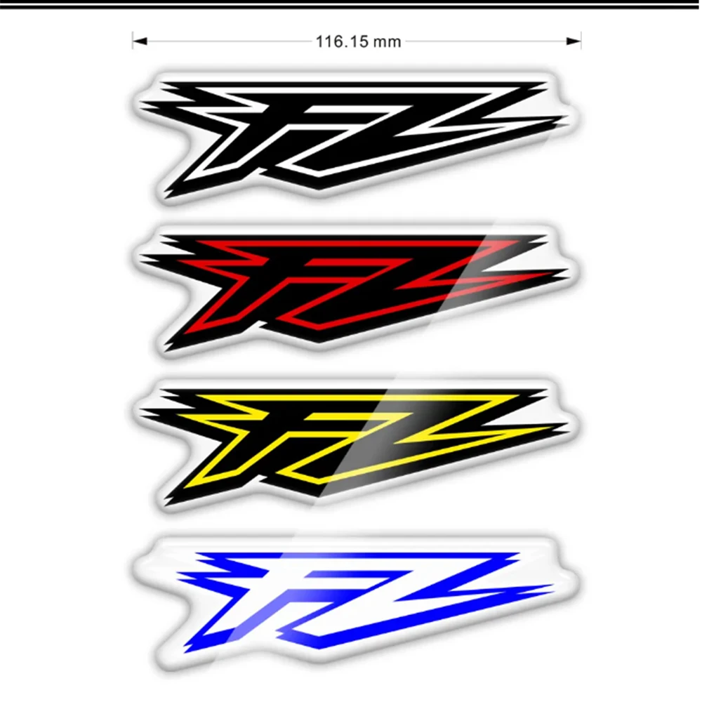 For Yamaha FZ FZ6 FZ6N FZ8 FZ8N FZ1 FZ1000 FZ07 FZ09 FZ10 Tank Pad Protector Fuel Oil Kit Knee Decal Stickers Emblem Badge Logo