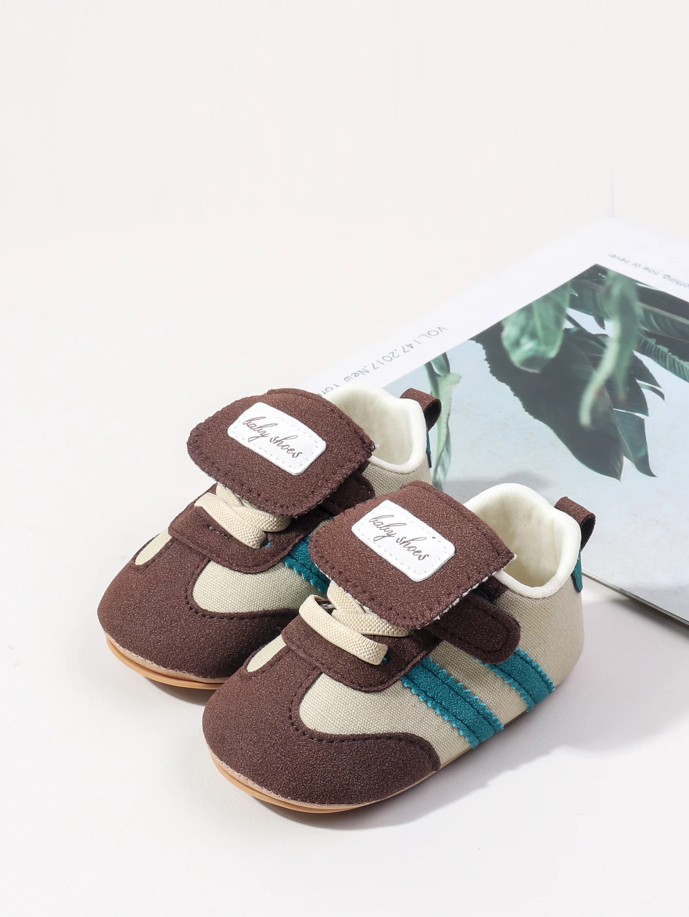 2025, Frühling und Herbst, für Babys, Mädchen und Jungen, lässige Turnschuhe, TPR-Sohle, PU-Leder, Klettverschluss, Schuhe für Neugeborene, erste Wanderer – Detail 8