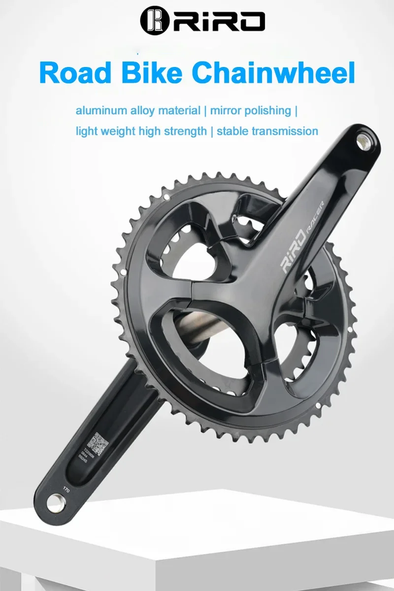 RIRO 170mm Bicycle Intergrated Crankset 110BCD 50-34T