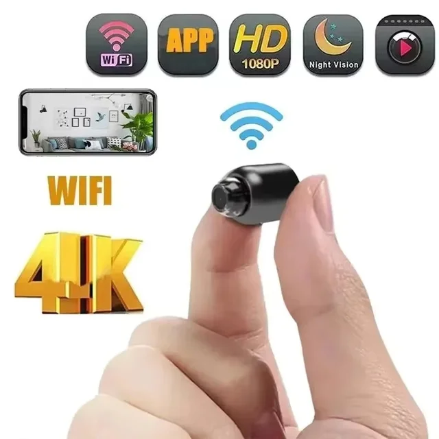 Mini caméra 1080P, Vision nocturne claire, légère, Portable, Premium, détection de mouvement, caméra de Protection de Surveillance sans fil 1