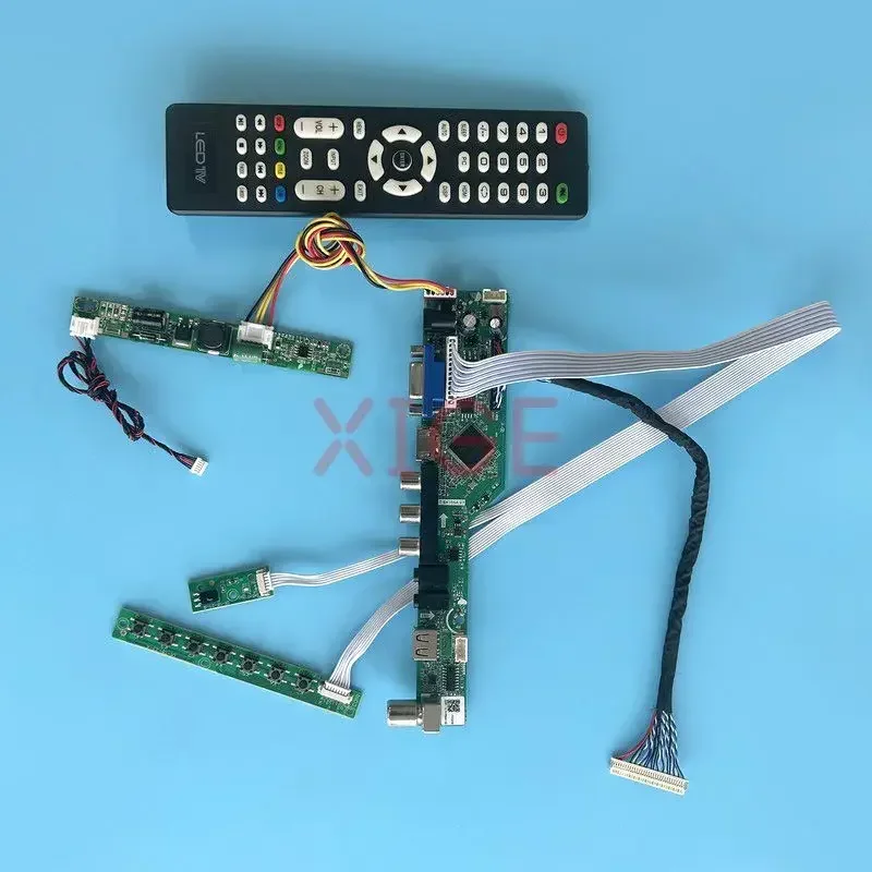 

Для детской платы контроллера, аналоговый ТВ-сигнал 19 дюймов, VGA + HDMI + AV + USB LVDS, 30-контактный ЖК-монитор 1280*1024, комплект для самостоятельной сборки