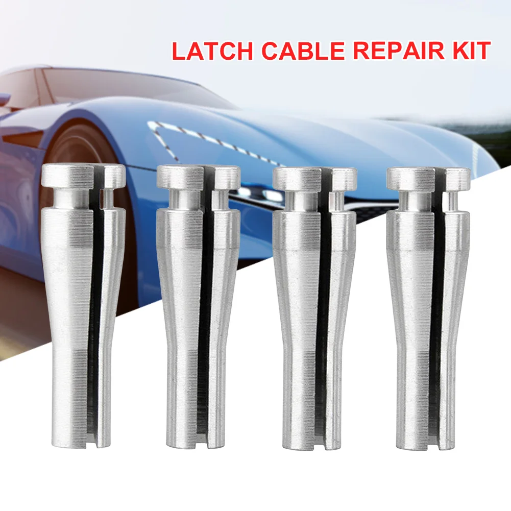 Car Rear Door Latch Cable Aluminum Alloy Door Latch Lock Cable Repair Kit Silver for Ford Expedition Excursion Navigator Ranger