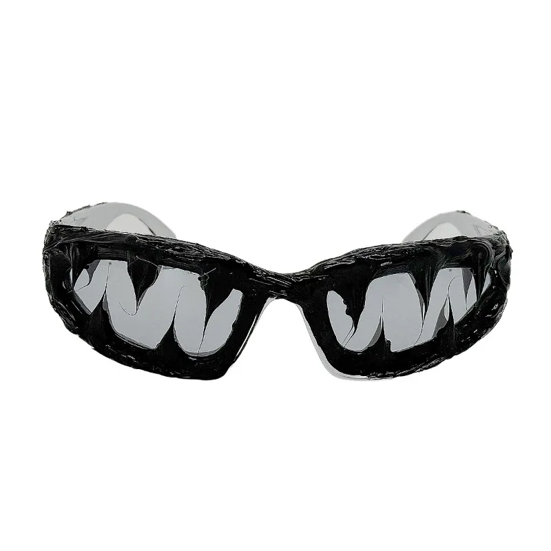 Handcrafted Dark Venom Themed Sunglasses for Halloween Parties - Trendy and Practical American Style Eyewear for Home and Events