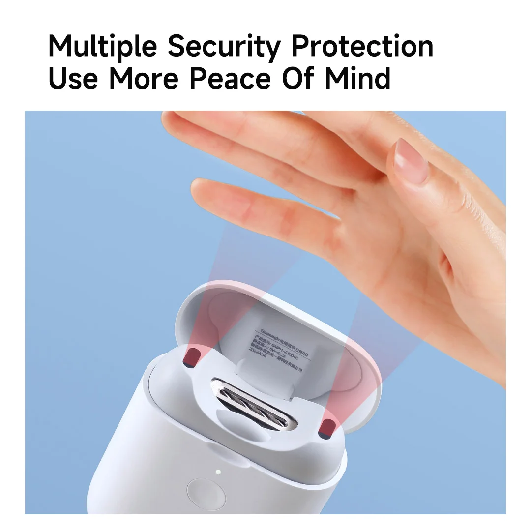 Electric Nail Clippers with Auxiliary Light Nail chip Storage for Baby Seniors and Adult