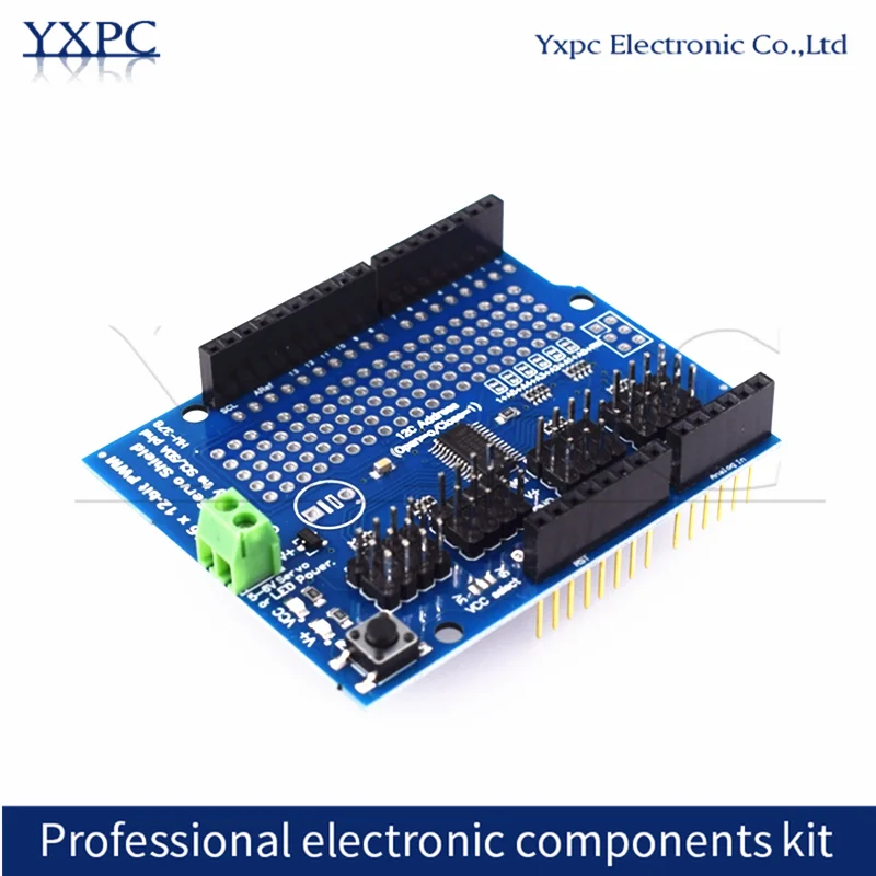 Iic I2C Servo Shield 16 Canali 12 Bit Pwm/Servo Driver-I2C Interfaccia Pca9685 Per Arduino Robot Pwm Uno Mega R3 Sostituire