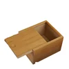 Pine Pull-out Box Sliding Cover Wooden Storage Log Drawer Wood Jewelry Organizer Case 5