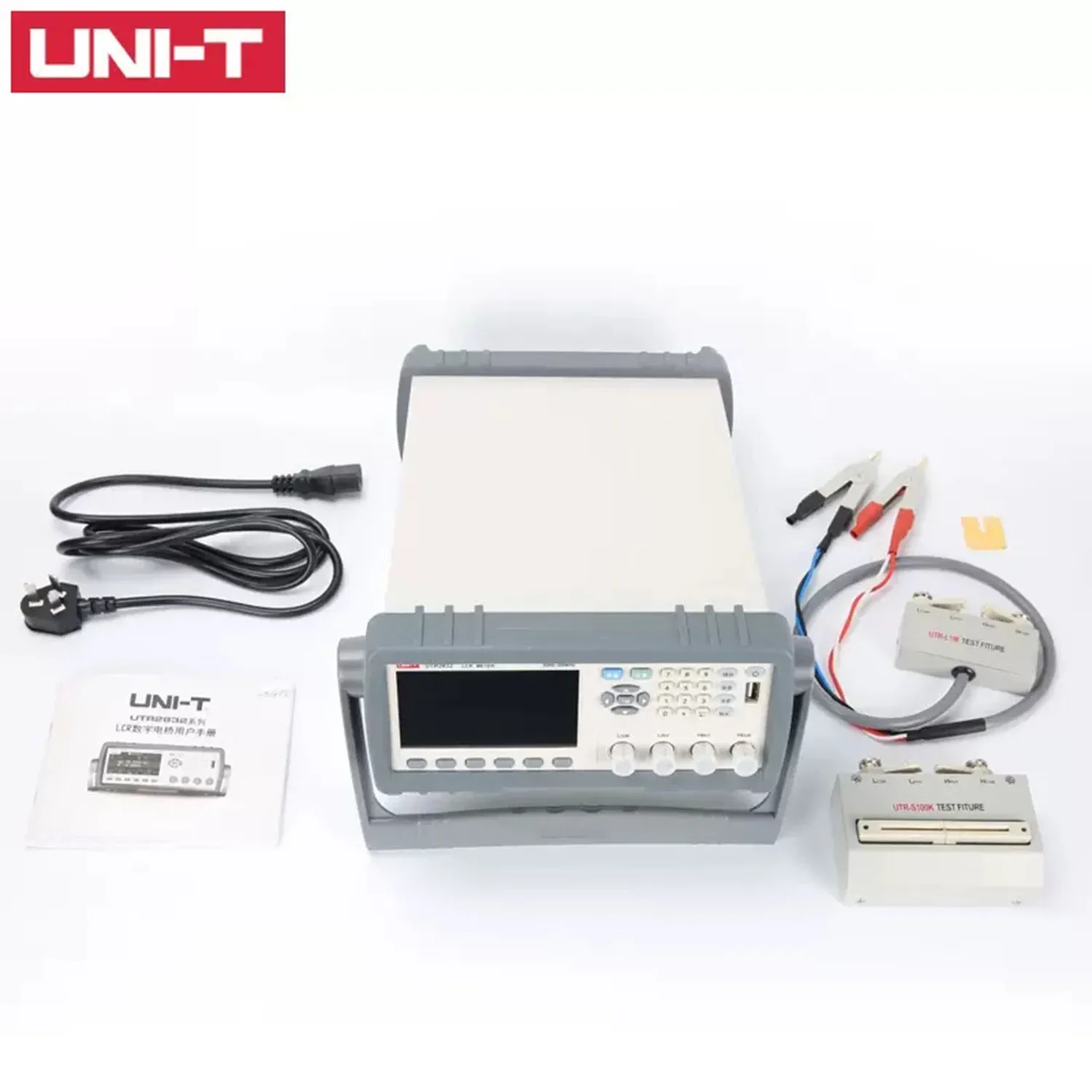 

UNI-T UTR2830 UTR2832 Desktop High Precision Digital LCR Bridge Inductance Capacitance Resistance Tester 6-bit Read Resolution.