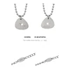 Kpop Simple Hip-Hop Idol Necklace LOGO Pendant Key Chain Keyring Fans Collection Gift 1