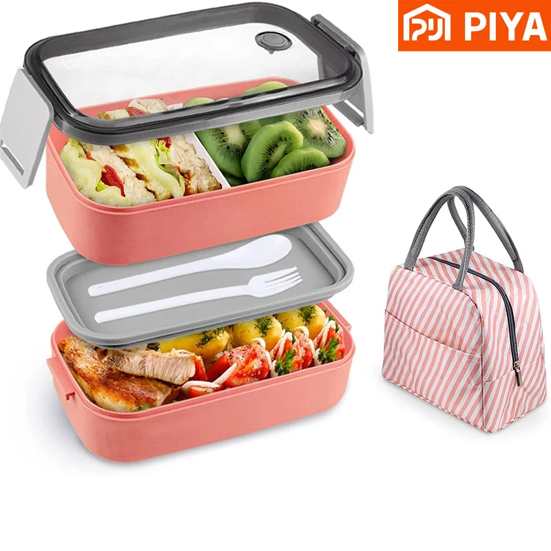 3 Grid Lunch Box Kid Adult Leakproof Food Container Microwave Safe Heating  Portable Fruit Food Lunch Storage Box - Lunch Box - AliExpress
