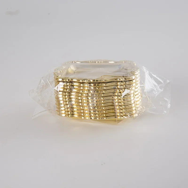 Mini Gold Storage Tray Silver Cake Fruit Plate Jewelry Display Plastic Party Sushi Home Decor Sauce Dish 20Pcs