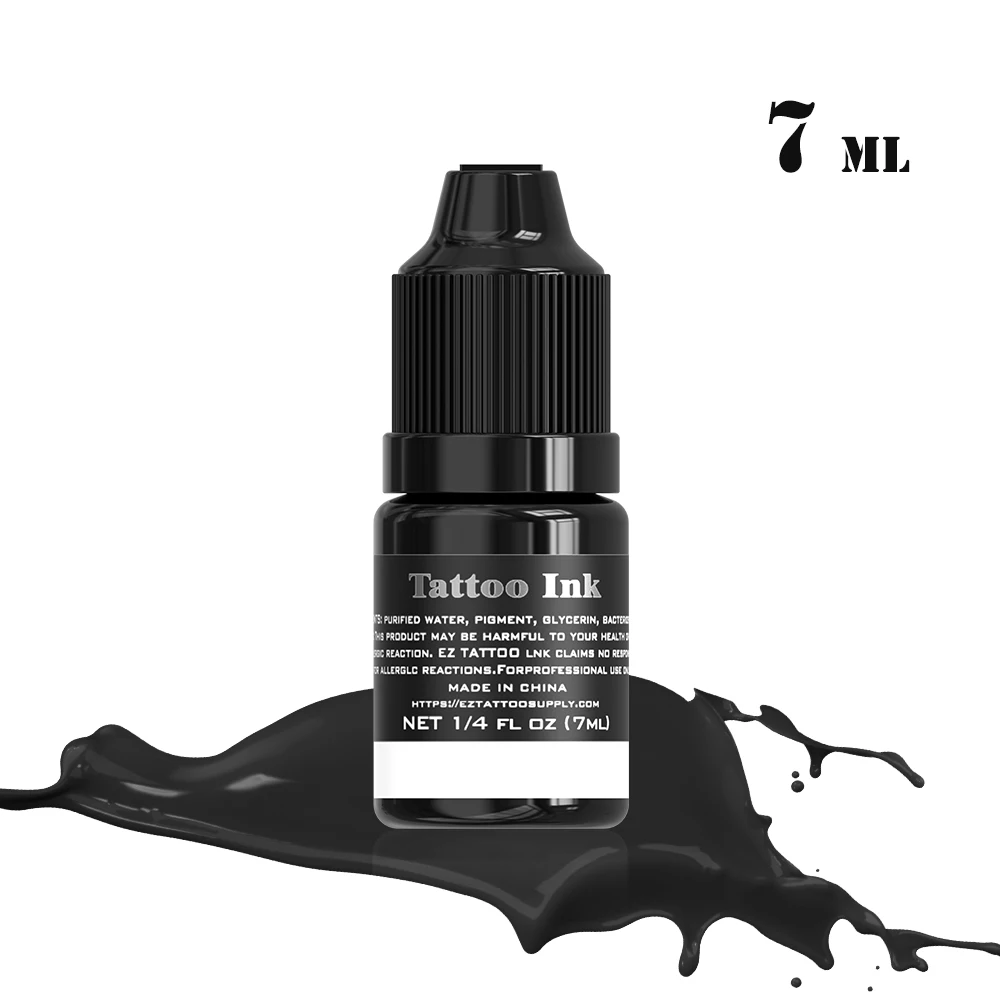 Tattoo Supplies Tattoo Kit EZ Tattoo INK 25 Colors 7ml/Bottle Tattoo Inks Pigment Kit for 3D Makeup Beauty Skin Body Art