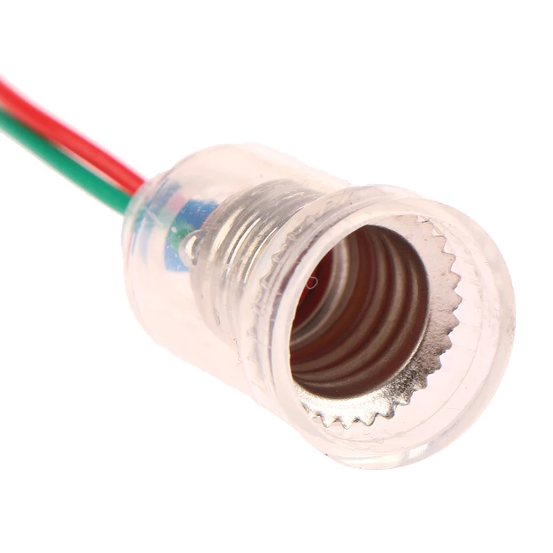 Lamp Holder 5Pcs Universal E10 Lamp Holder With Wire Small E10 Base Experiment Teaching Instrument Base Adapter