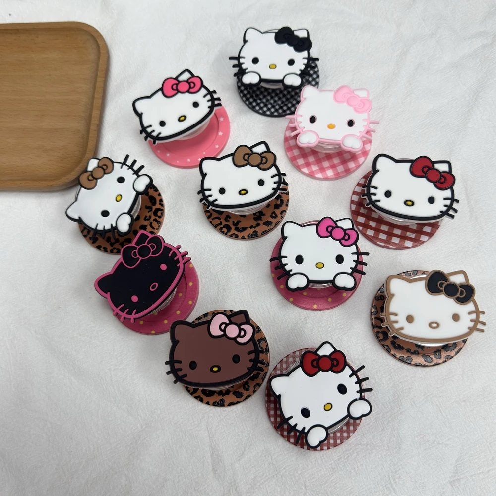 Support de téléphone magnétique Griptok pour Magsafe, Sanrio Hello Kitty, pour iPhone Samsung, support de charge sans fil pliable