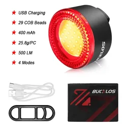 BUCKLOS Rechargeable LED COB Waterproof Bike Light Set (COB- Taillight)