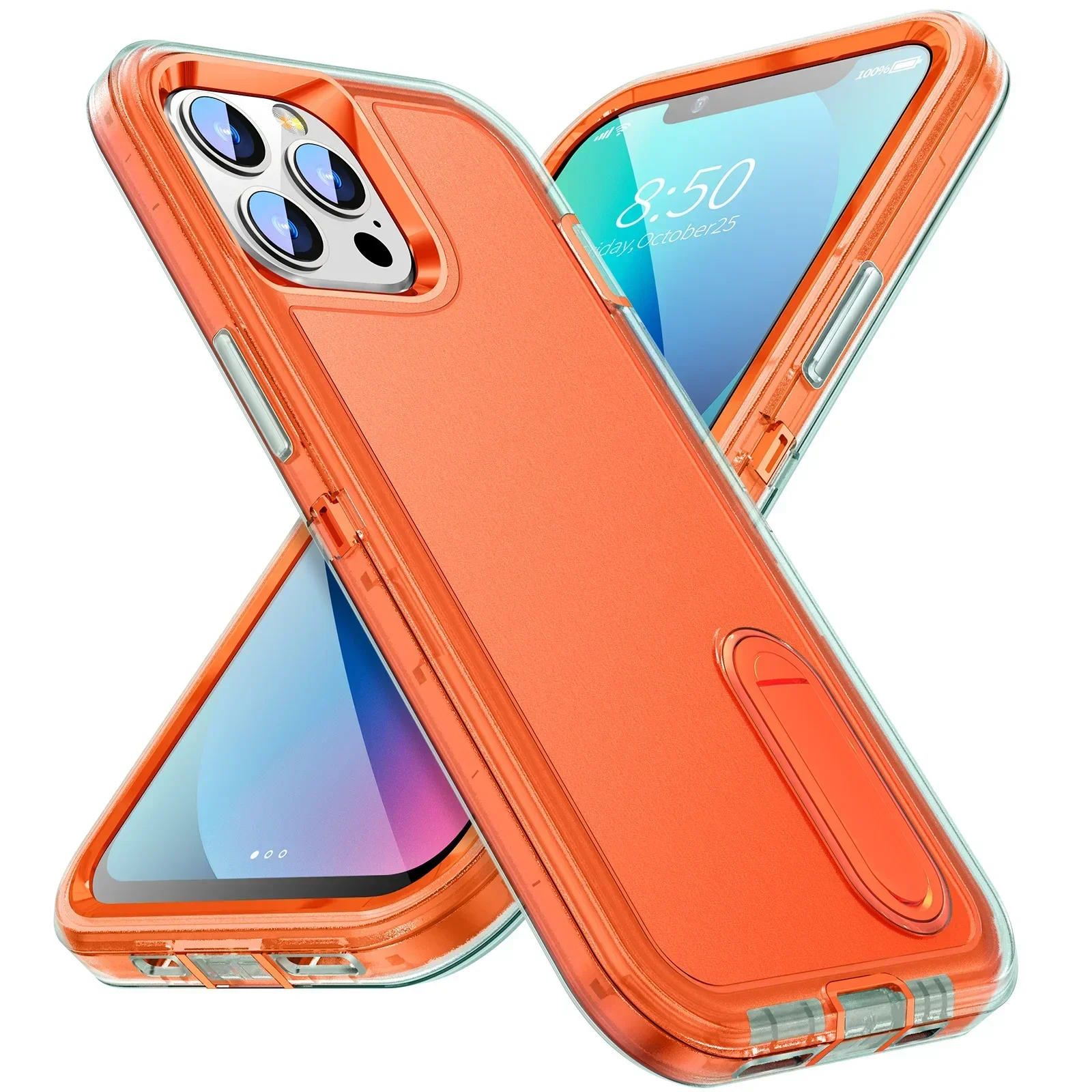Heavy Duty Shock Absorption Full Body Protective Silicone Rubber Case