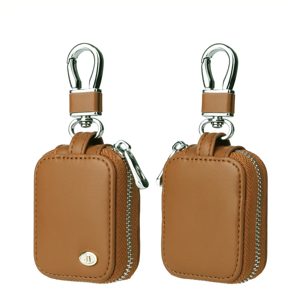 Earphone Protective Case PU Artificial Leather Wireless Earphone Protective Case For AirPods Mini Faux Leather Coin Purse Key Holder