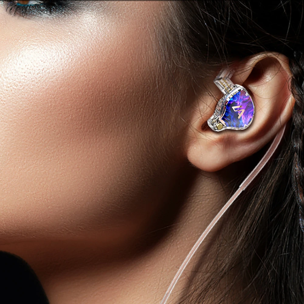 Lafitear LM3 게임용 유선 HIFI 인이어 이어폰, 최고의 다이내믹 드라이버, 음악 IEM 모니터 헤드폰, 분리형 오디오 케이블 포함