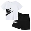 Brand Print Fan Clothes Children Teen T Shirt Suit Summer Top +shorts 2 Pcs Set Short Sleeve Casual Fashion Boys Girls Kid Set 3