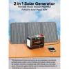 111Wh Solar Generator, Portable Power Station with Solar Panels, 120W 30W Set with Foldable Solar Panels 4