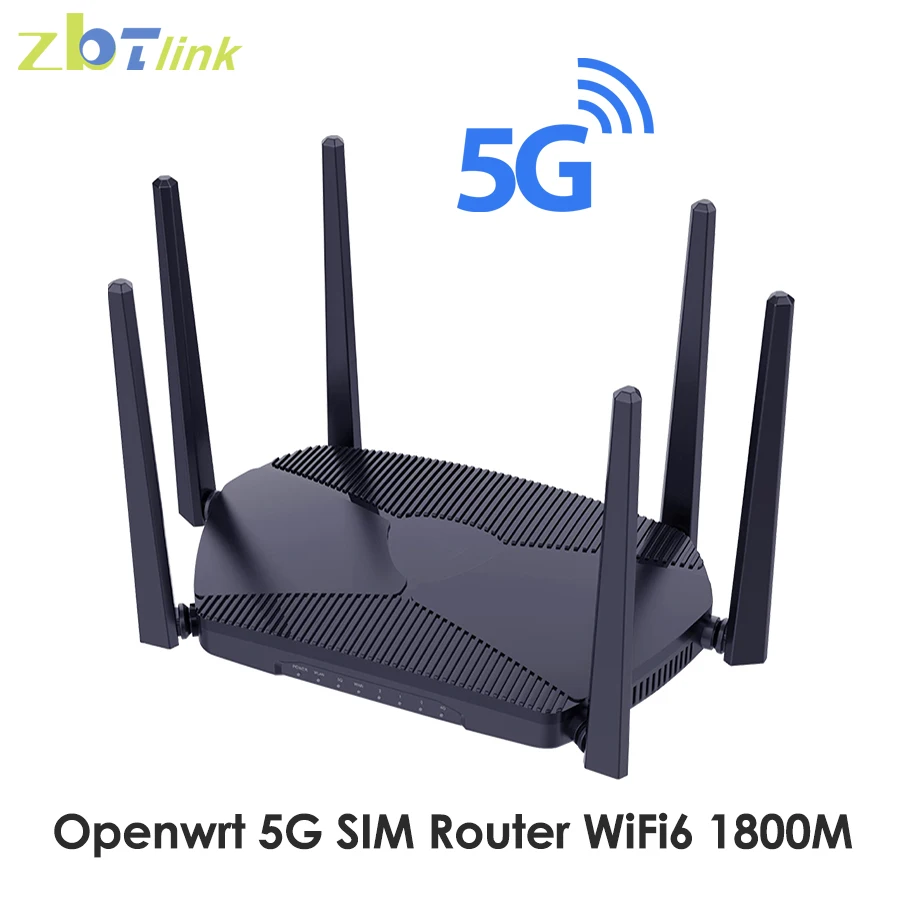 Openwrt 5g Routeur M.2 Modem Wifi6 Carte SIM 1800mbps 128mb Flash