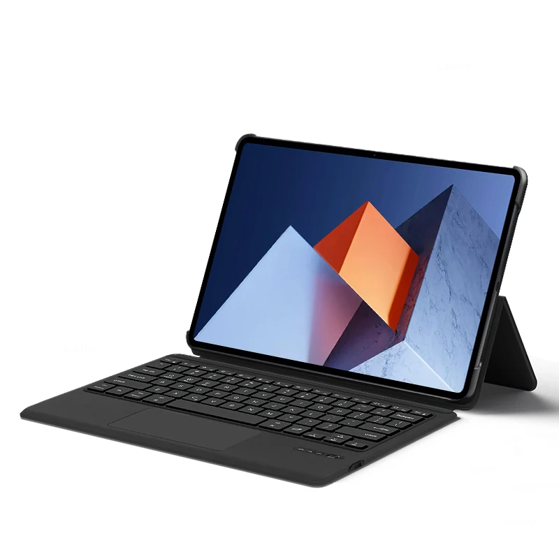 Capa Teclado para Huawei Matebook e Tablet com Touch Pad Russo Árabe Francês Hebraico Espanhol Coreano Português 12.6 2023 - Imagem 6