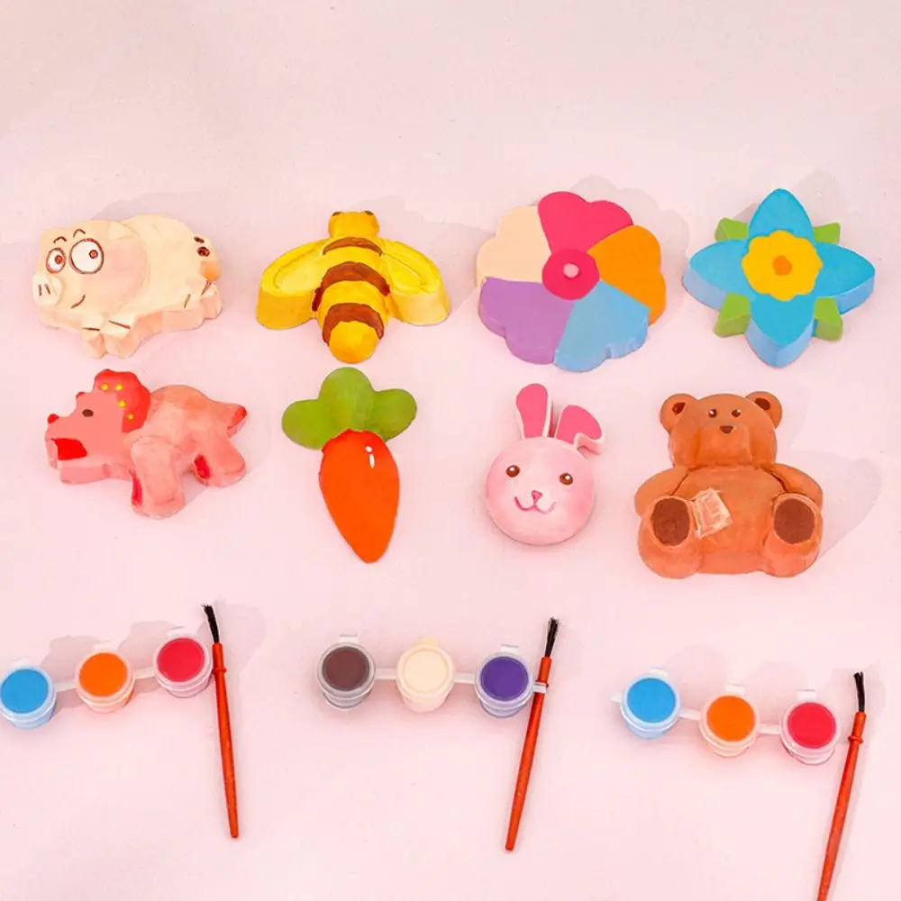 

Animal Children Coloring Activity Toy Art Space Painted Plaster Doll Flower Educational Color Filling Toy Kids/Children/Toddler