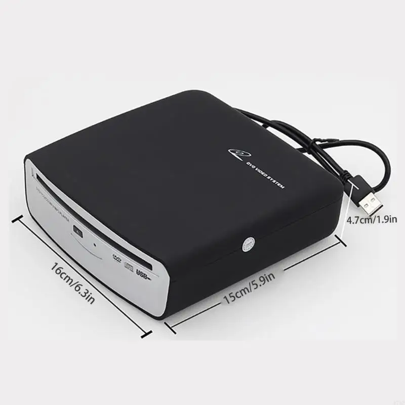 A70F Universal USB Portable External Multimedia DVD Player Drive Car Disc Box Support Suitable For Computer Laptop PC Desktop