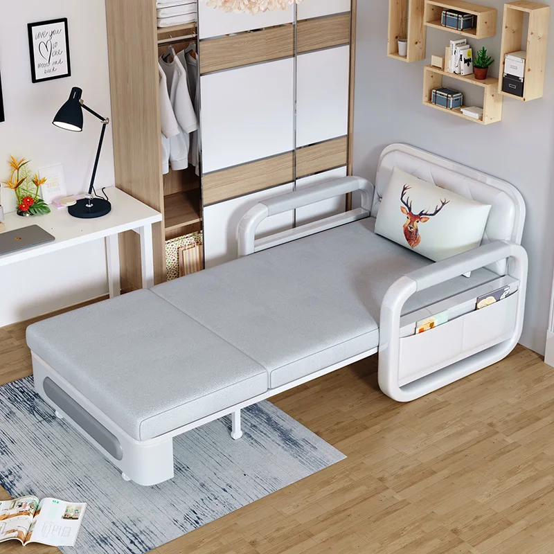 Sofá cama individual Simple y moderno para apartamento pequeño, dormitorio,  balcón, sofá multifuncional plegable para sala de estar, alta calidad -  AliExpress