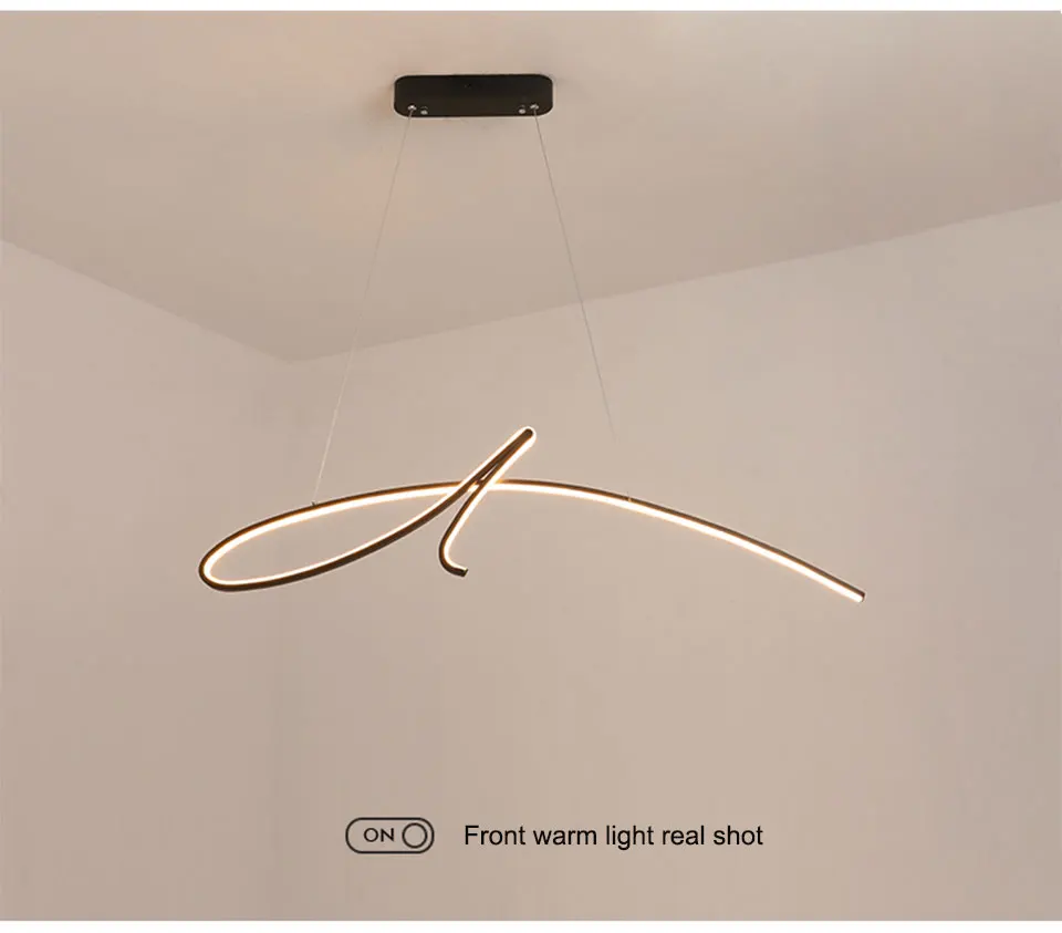 Modern LED Pendant Light Creative For Study Kitchen Dining Living Room Decrotio Cord Hanging Lustre Indoor Lamps Input AC90-260V