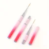 Nail Art Brushes, 5pcs Long Nail Art Line Brushes for Details, Fine Designs, Thin Nail Design Brush Set Gel Polish Painting Pens 5