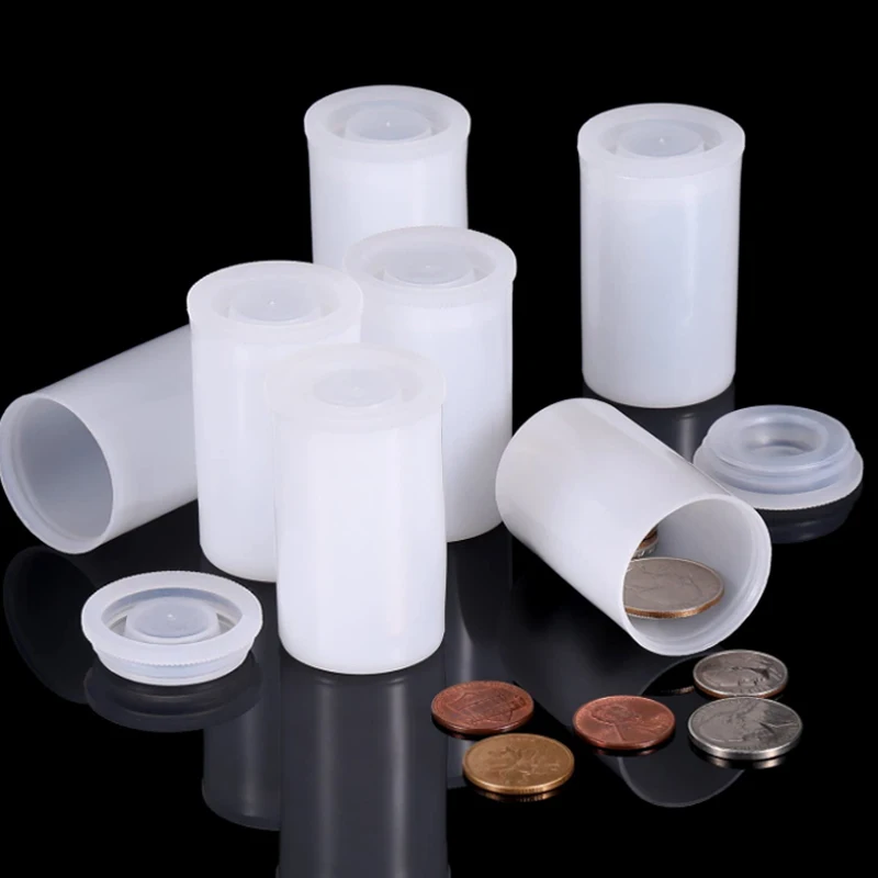 Plastic Empty Black/White Bottle 35mm Film Cans Canisters Containers 50pcs~10pcs refillable bottles,storage box,storage can,herb storage container,honey storage container,medicine storage container