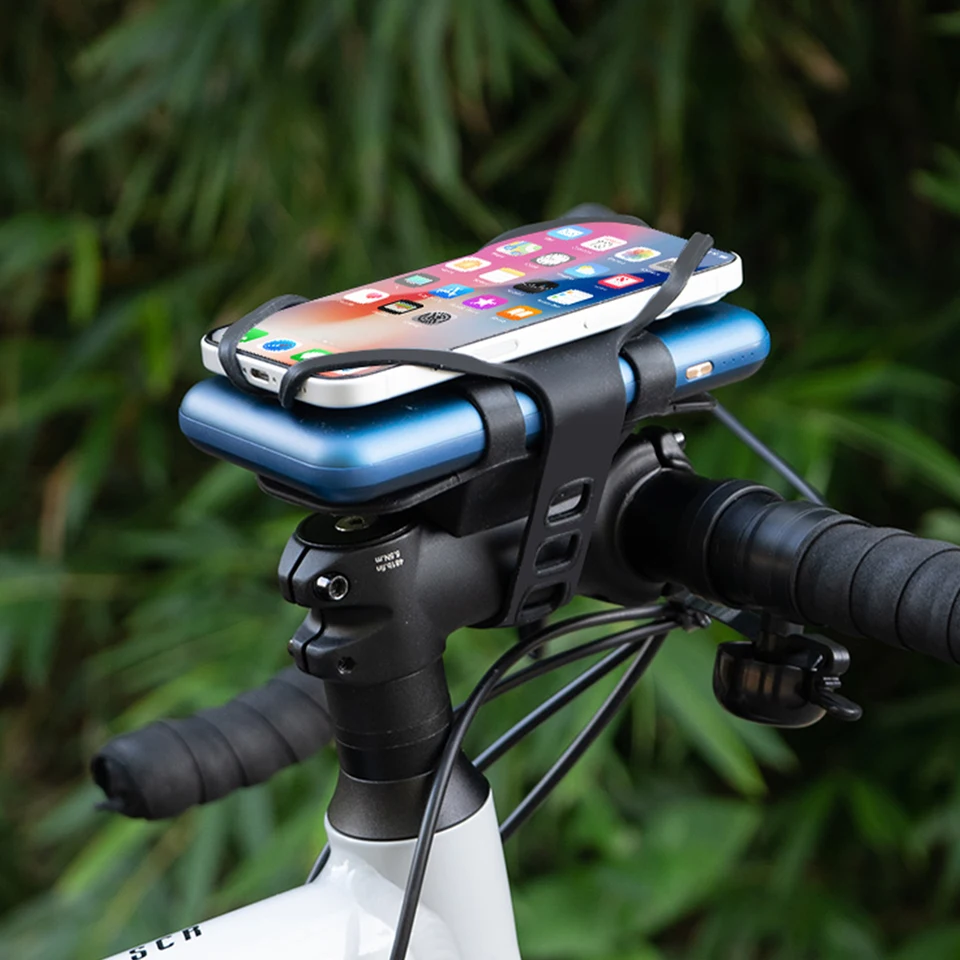 Silicone Bicycle Phone Holder with Quick Release Design