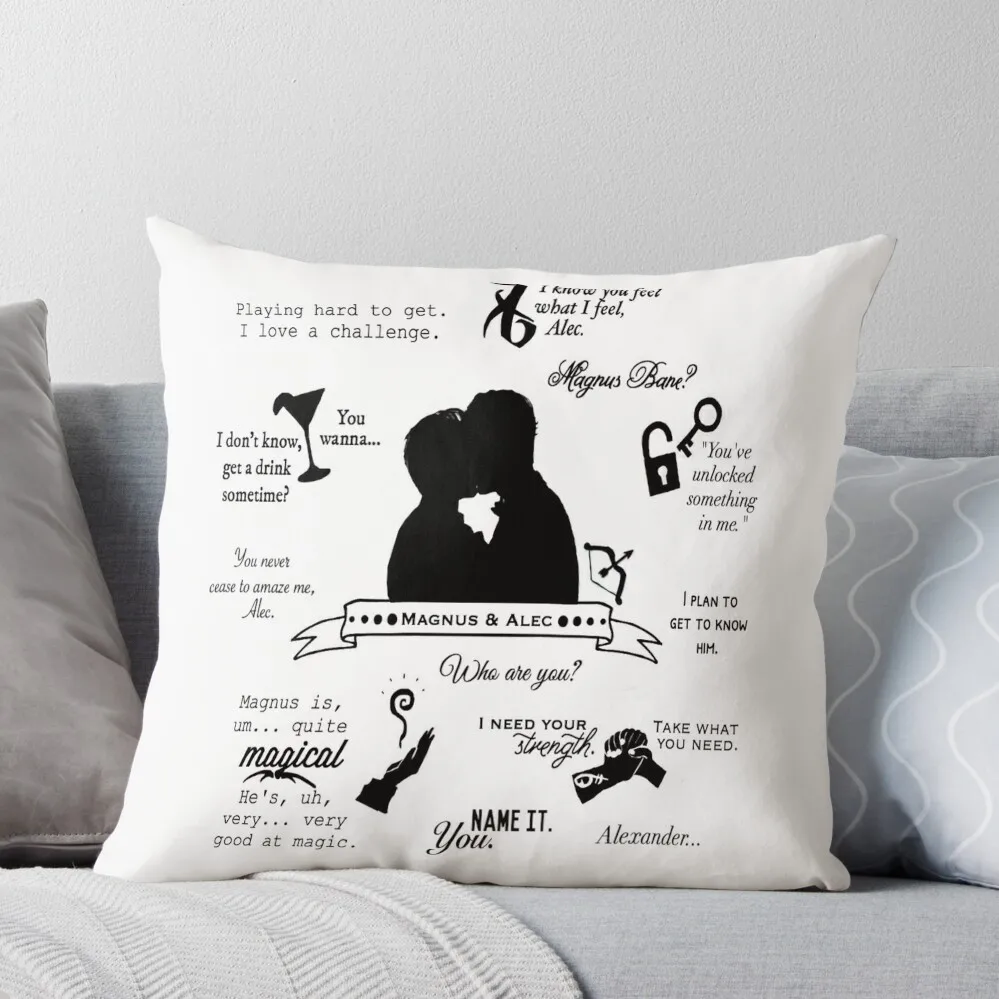 

Malec Quotes Throw Pillow luxury sofa pillows christmas ornaments 2024