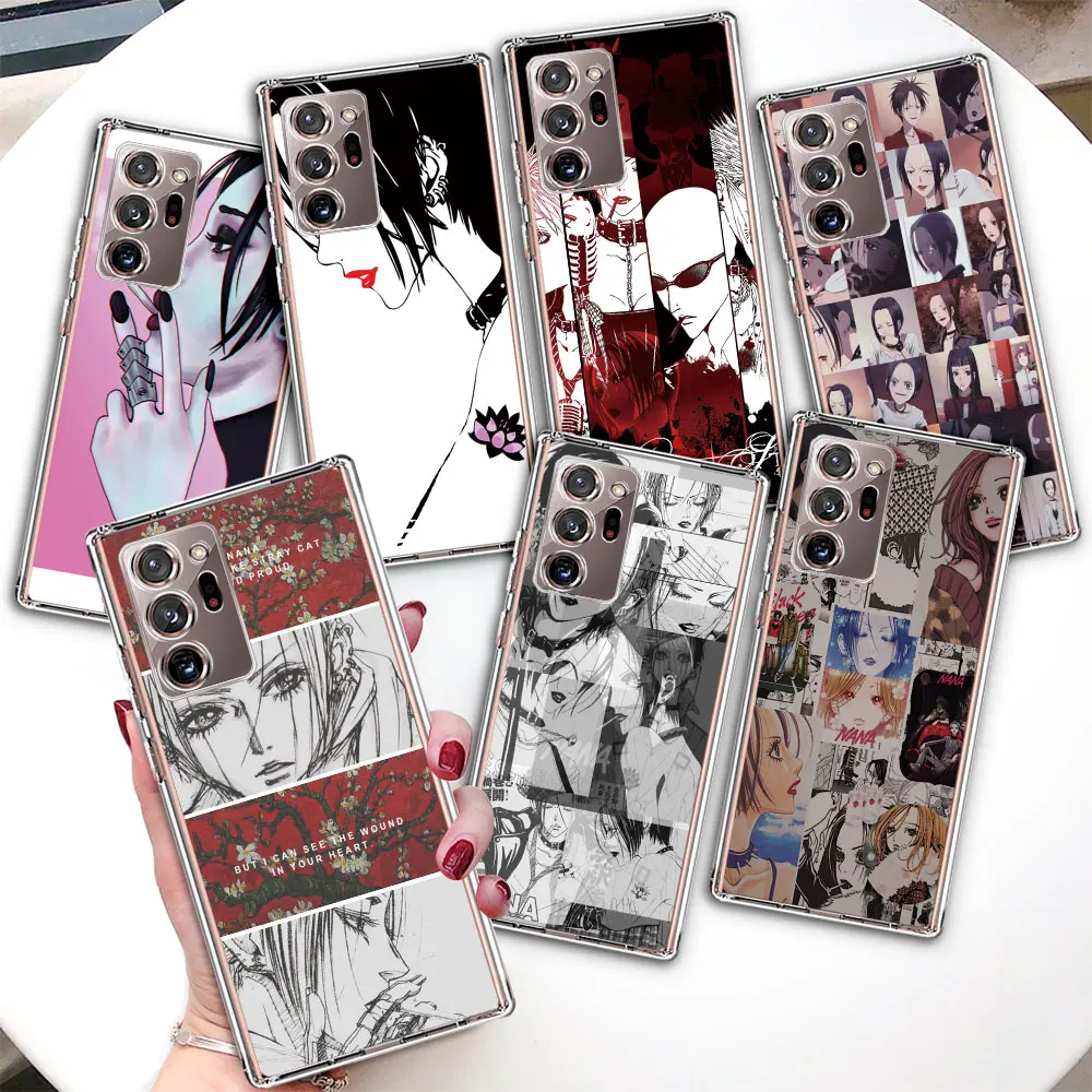 Nana Anime Na Na Na Girl Case Per Samsung Galaxy Note 20 Ultra 5G 10 Plus 9 8 10 Lite Tpu Cover Morbida Trasparente Per Telefono S23 S22 S21