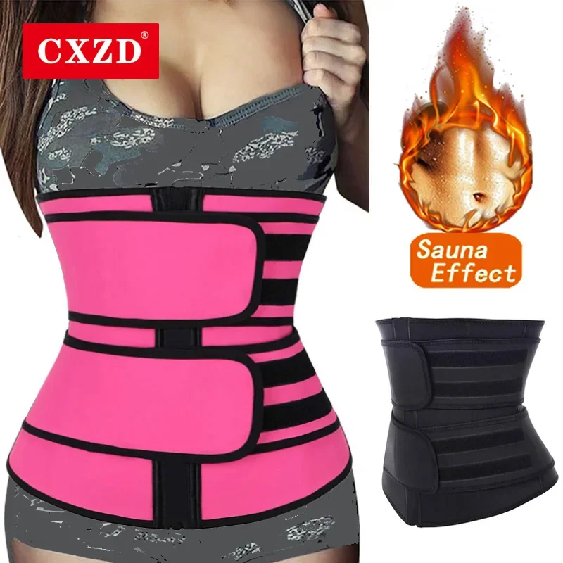 Women Plus Size Fajas Waist Trainer Corset Tummy Control Zipper