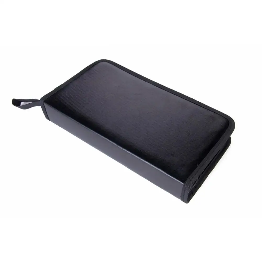 Car CD Case Disc Dvd Storage Bag Album Holder Cover Organizer Bag Carry Box Wallet Handbag 80 Sheets