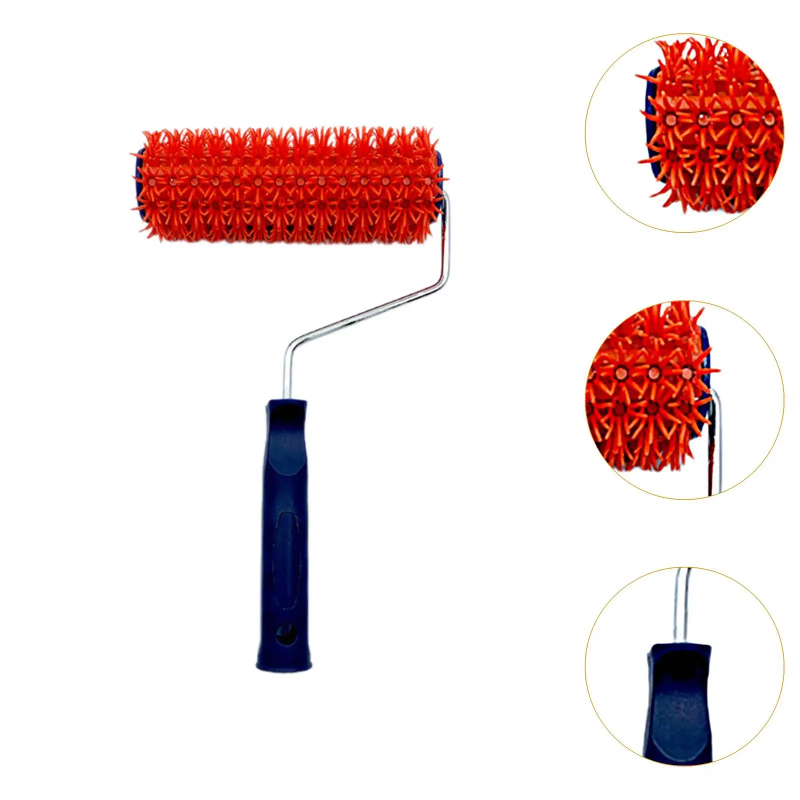 Paint Roller Smooth Rolling with Handle Accessory Painting Roller Brush DIY Art Paint Tool for Home Finishing and Improvement Paint Roller Smooth Rolling with Handle Accessory Painting Roller Brush DIY Art Paint Tool for Home Finishing and Improvement