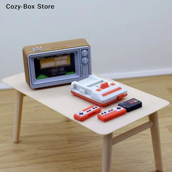 [ZY] 1 Pezzo Modello in Miniatura 1/12 di Console TV Nostalgica, Decorazione per Soggiorno[ZY]